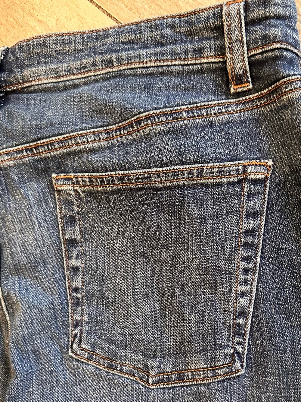 Eileen Fisher Straight Leg Cropped Jeans Women’s Size 6 Medium Wash Stretch - Picture 3 of 6